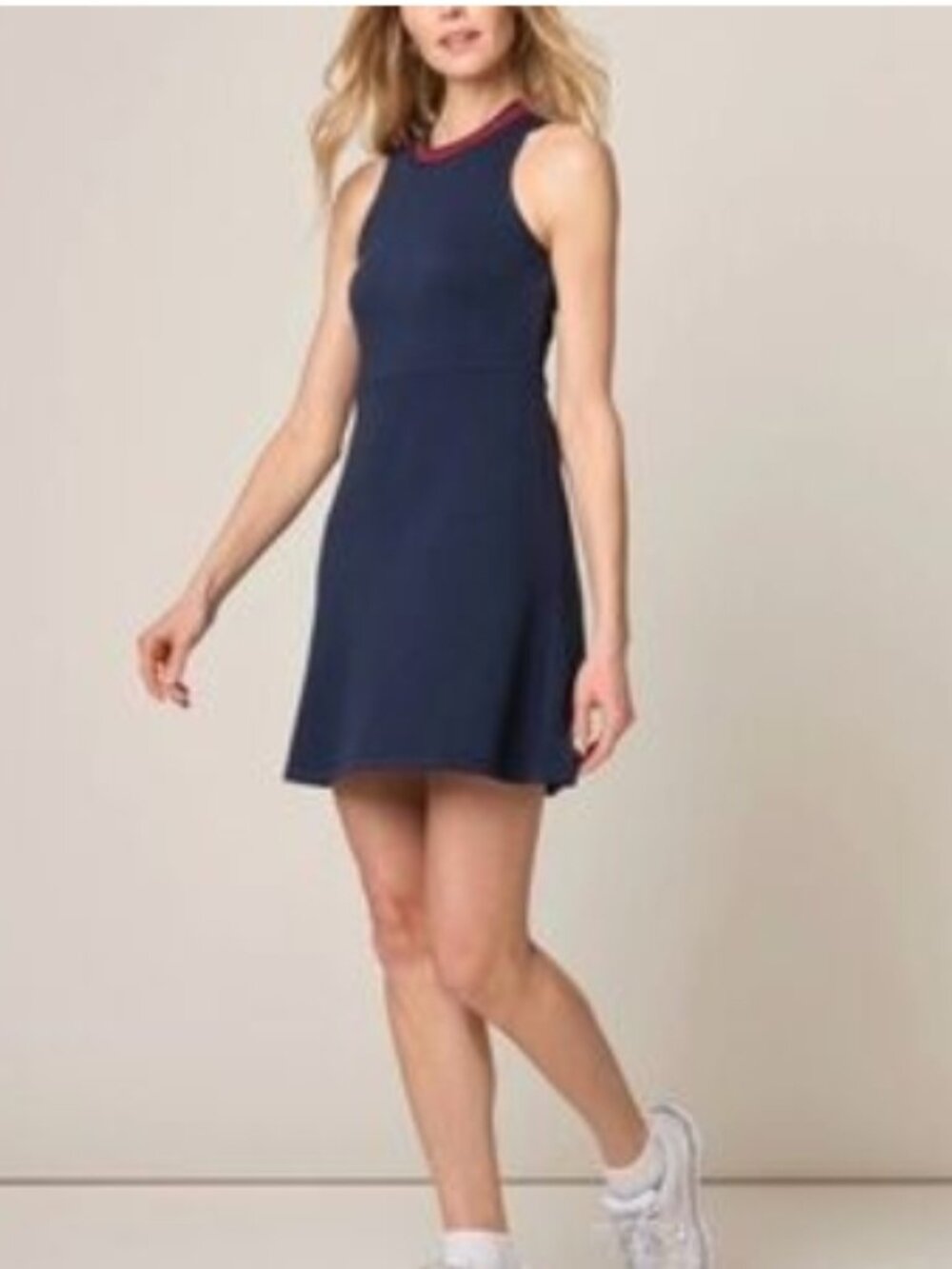 NWT johnnie-O Maria Performance Sport Mini Navy Dress Size L